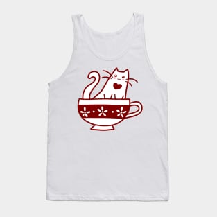 Teacup Kitty Tank Top